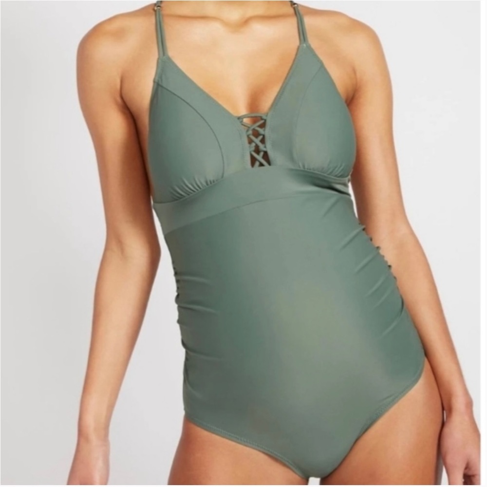 Pea in a Pod Maternity Swimsuit